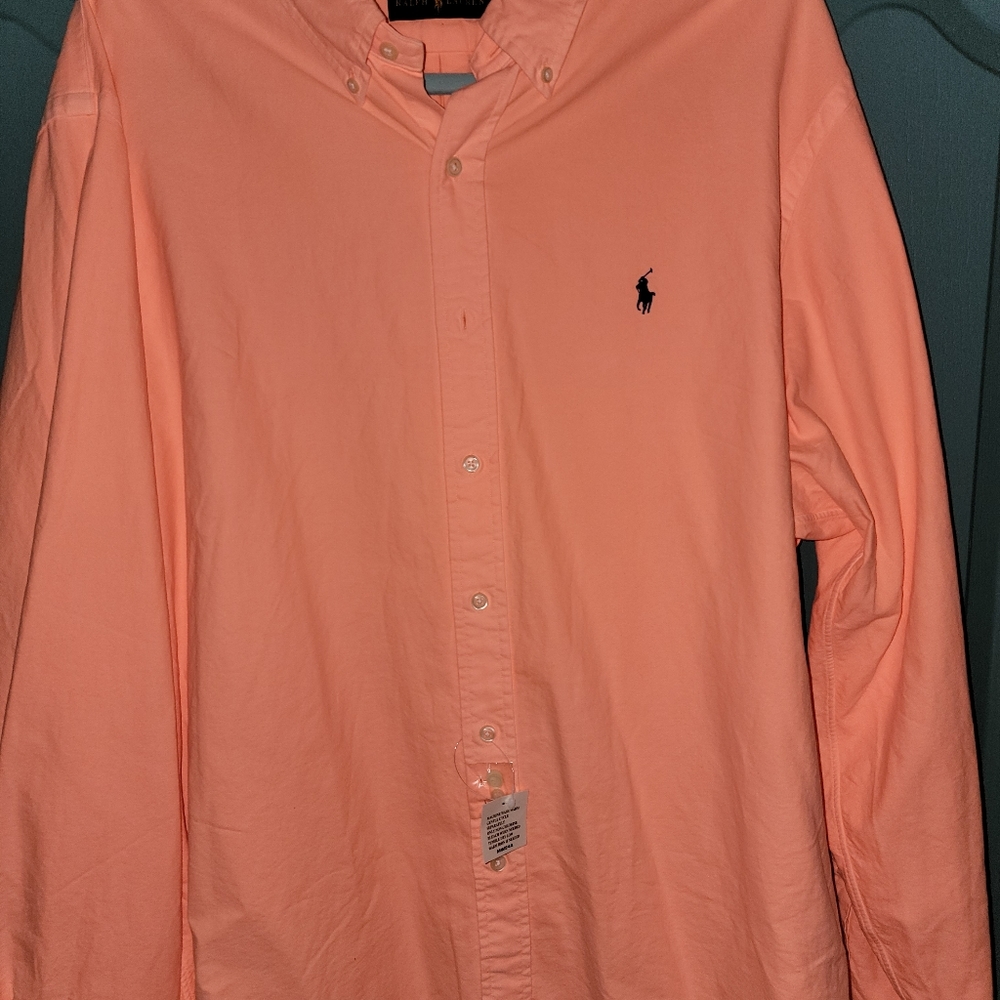Polo shirts $20 for the long sleeve button downs $15 for short sleeve